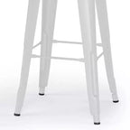 Lot de 2 tabourets de bar Josephine de 30 po en métal et bois à hauteur de comptoir - WyndenHall : Hauteur fixe