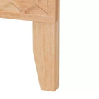 Lit plateforme sculpté en nid d'abeille Hosea Baxton Studio, couleur naturelle