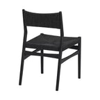 Armen Living – Lot de 2 chaises de salle à manger Erie en corde de papier tressée et bois