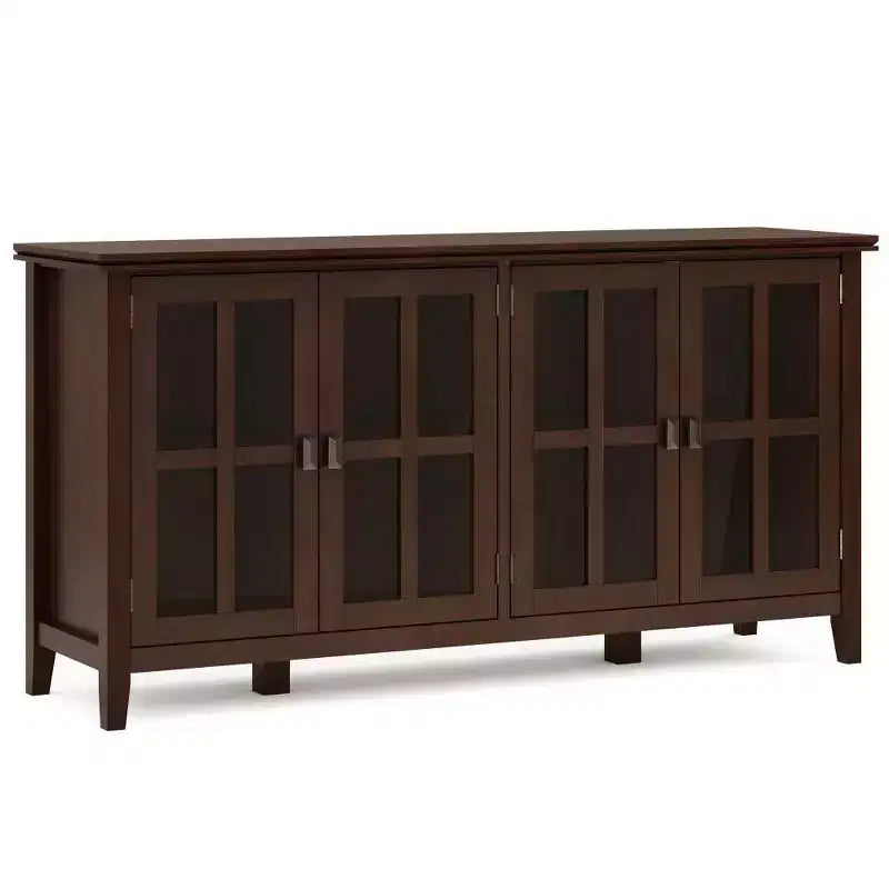 Armoire de rangement à 4 portes Stratford Wide - WyndenHall