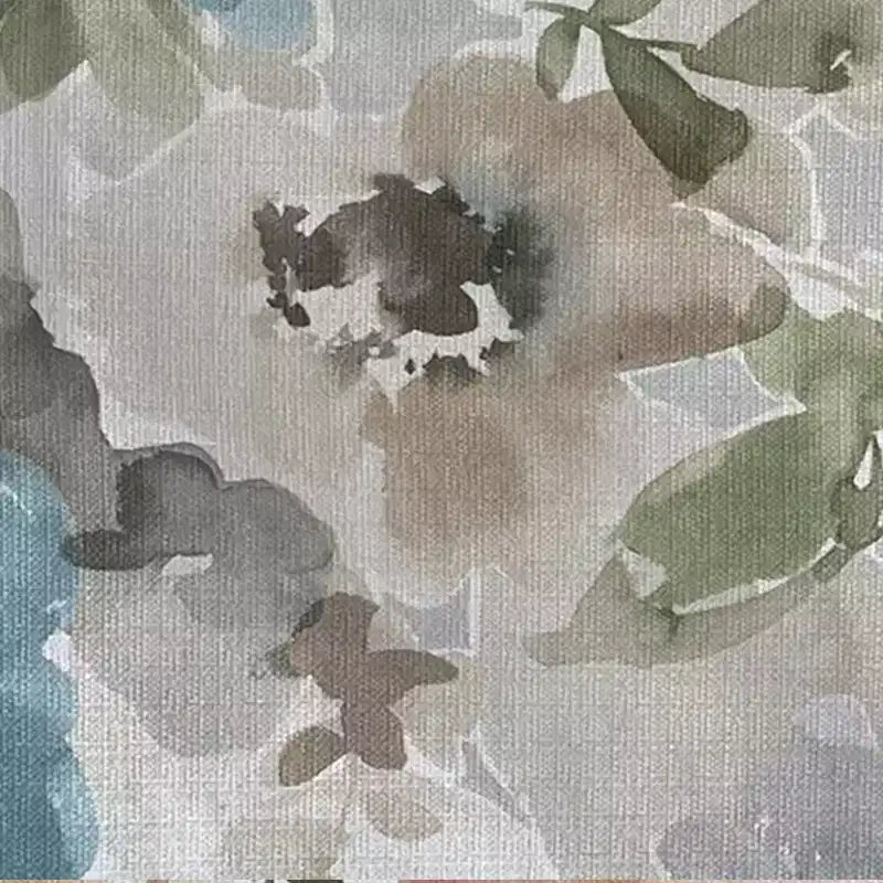 Fauteuil d'appoint traditionnel à accoudoirs roulés Handy Living Janet avec clous en étain et motif floral
