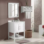 Meuble-lavabo Alaterre Furniture Bennet Blanc
