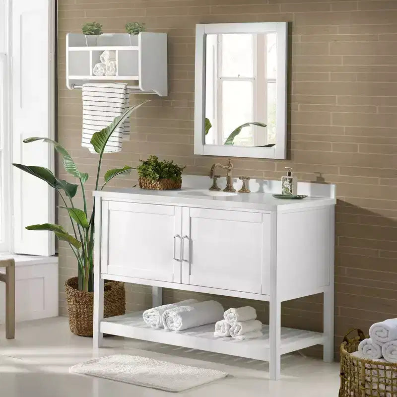 Meuble-lavabo Alaterre Furniture Bennet Blanc