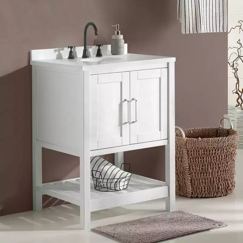 Meuble-lavabo Alaterre Furniture Bennet Blanc