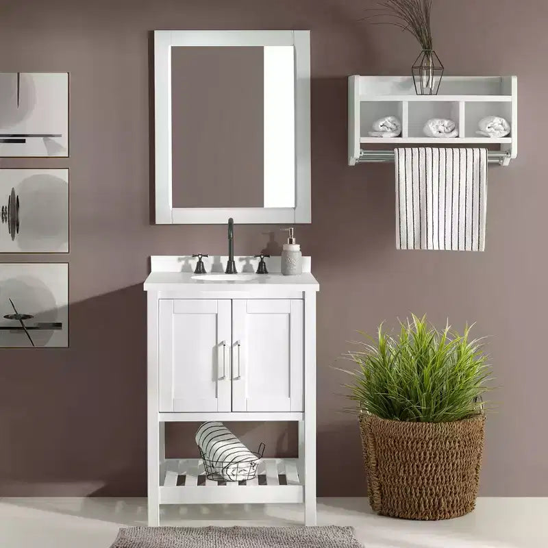 Meuble-lavabo Alaterre Furniture Bennet Blanc