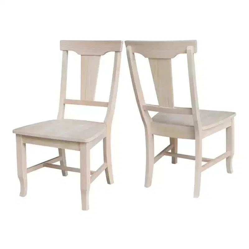 International Concepts Lot de 2 chaises à dossier ajouré