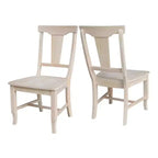 International Concepts Lot de 2 chaises à dossier ajouré