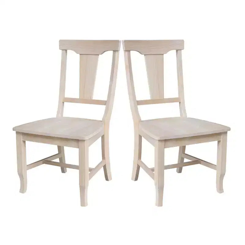 International Concepts Lot de 2 chaises à dossier ajouré