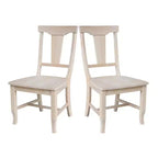 International Concepts Lot de 2 chaises à dossier ajouré