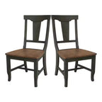 International Concepts Lot de 2 chaises à dossier ajouré