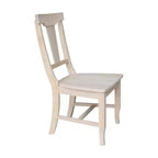 International Concepts Lot de 2 chaises à dossier ajouré