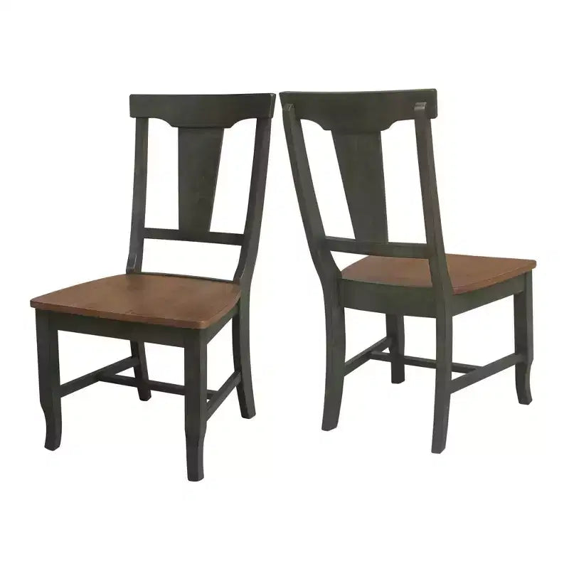International Concepts Lot de 2 chaises à dossier ajouré