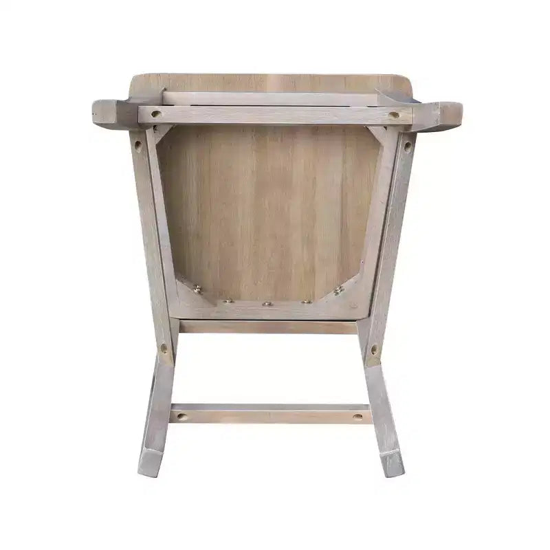 International Concepts Tabouret de bar à hauteur de comptoir 24 po Roma en bois massif, expresso
