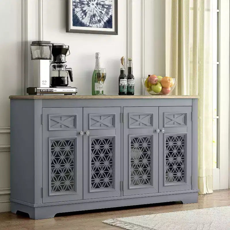 Buffet/Meuble d'Appoint Festivo 57" Vintage avec Rangement