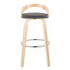 Lot de 2 tabourets de bar pivotants Grotto 76 cm LumiSource