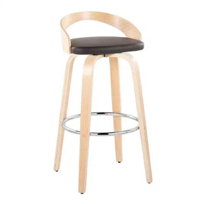 Lot de 2 tabourets de bar pivotants Grotto 76 cm LumiSource