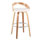 Lot de 2 tabourets de bar pivotants Grotto 76 cm LumiSource