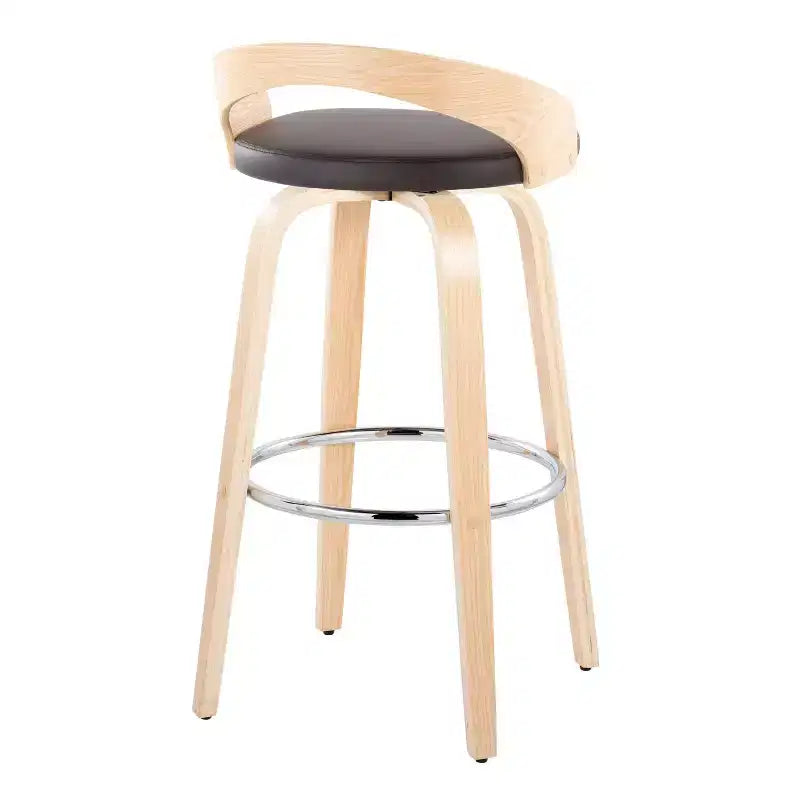 Lot de 2 tabourets de bar pivotants Grotto 76 cm LumiSource