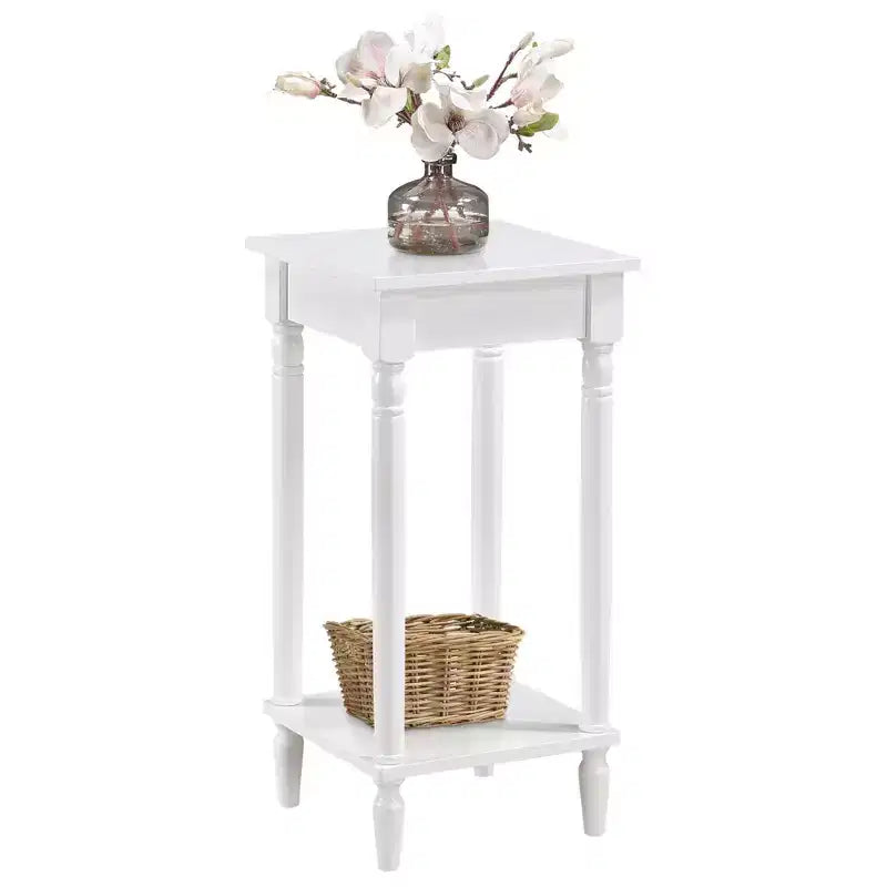 Table d'appoint Kim Breighton Home avec étagère, style campagne française