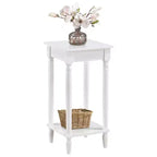Table d'appoint Kim Breighton Home avec étagère, style campagne française
