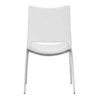 Lot de 2 chaises de salle à manger Geary - ZM Home : Rembourrées, cadre en acier