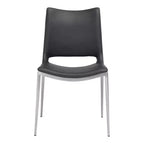 Lot de 2 chaises de salle à manger Geary - ZM Home : Rembourrées, cadre en acier