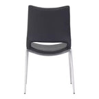 Lot de 2 chaises de salle à manger Geary - ZM Home : Rembourrées, cadre en acier