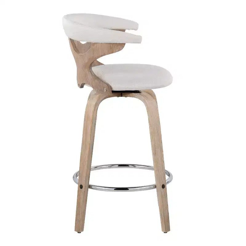 Ensemble de 2 tabourets de bar Gardenia à hauteur de comptoir - LumiSource