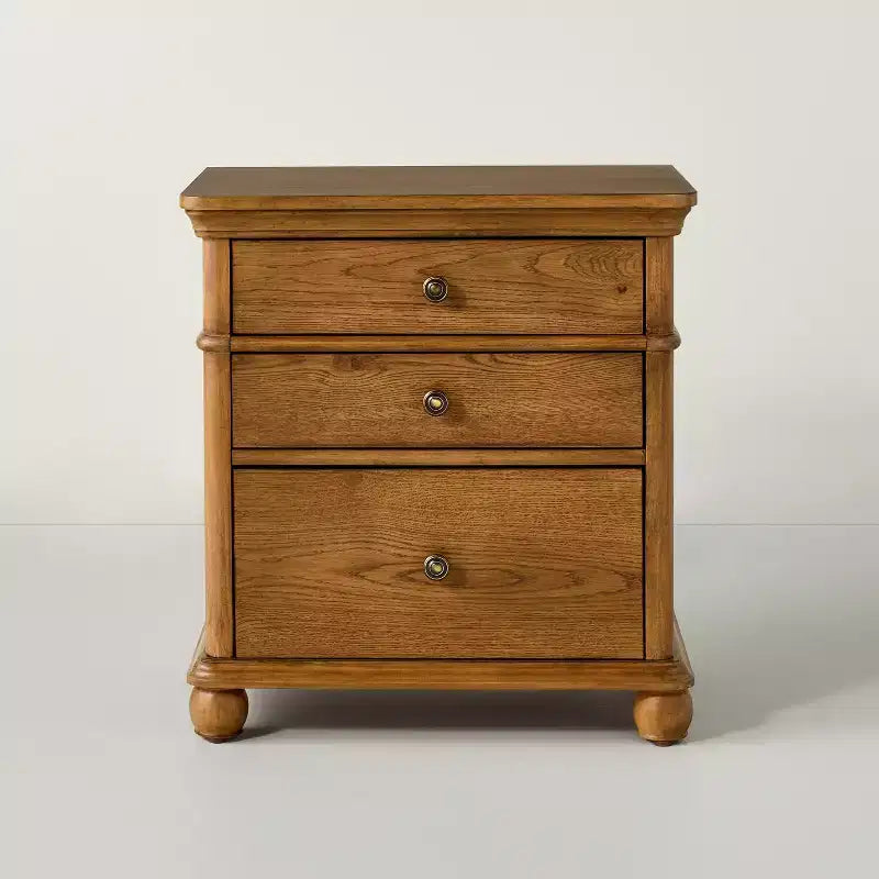 3 tables de chevet classiques en bois à 3 tiroirs - Hearth & Hand with Magnolia