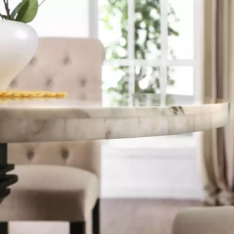 Ensemble repas 5 pièces Buckley - HOMES: Inside + Out: Plateau en marbre