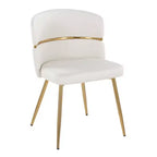 LumiSource Ensemble de 2 chaises de salle à manger Cinch