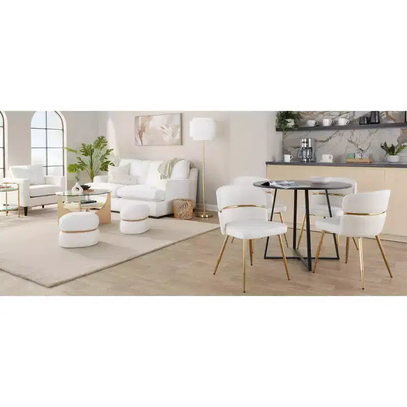 LumiSource Ensemble de 2 chaises de salle à manger Cinch