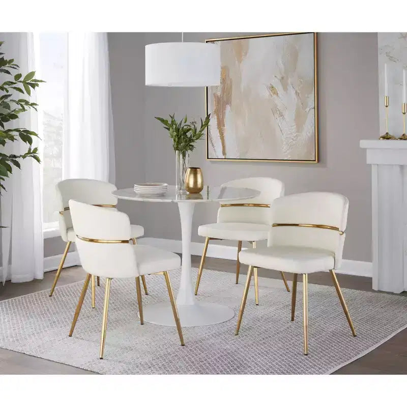 LumiSource Ensemble de 2 chaises de salle à manger Cinch