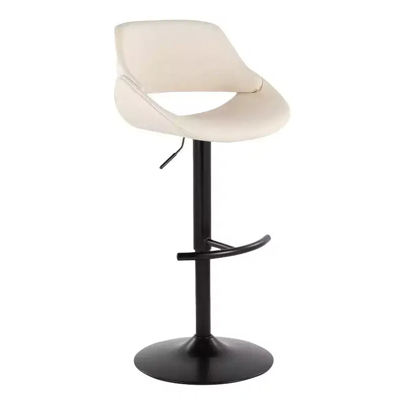 LumiSource Lot de 2 tabourets de bar réglables Fabrico en PU