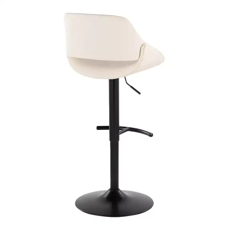 LumiSource Lot de 2 tabourets de bar réglables Fabrico en PU