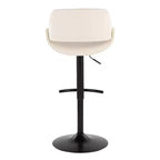 LumiSource Lot de 2 tabourets de bar réglables Fabrico en PU