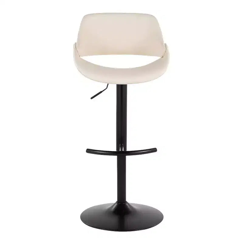 LumiSource Lot de 2 tabourets de bar réglables Fabrico en PU