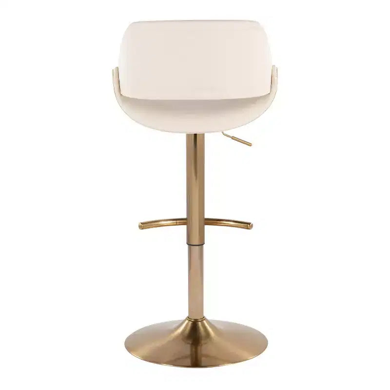 LumiSource Lot de 2 tabourets de bar réglables Fabrico en PU