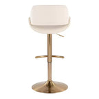LumiSource Lot de 2 tabourets de bar réglables Fabrico en PU