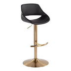 LumiSource Lot de 2 tabourets de bar réglables Fabrico en PU