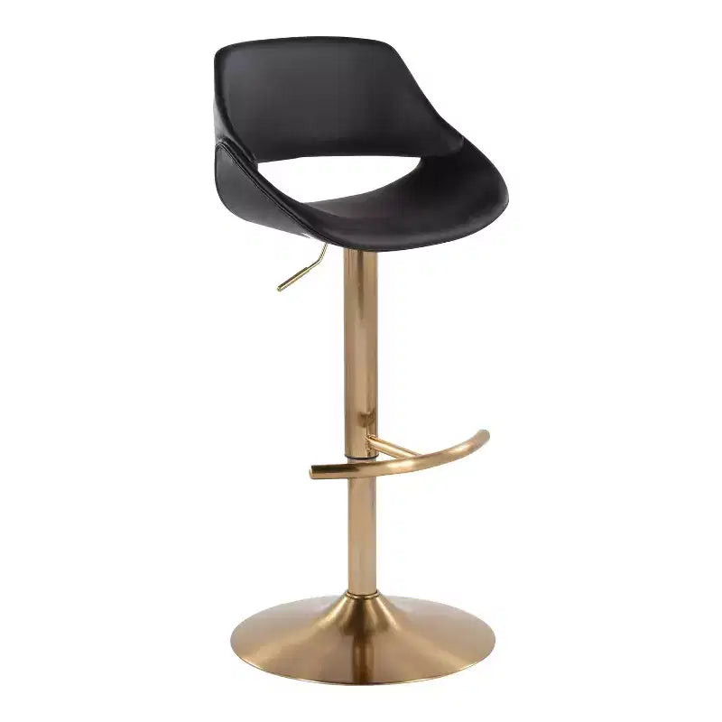 LumiSource Lot de 2 tabourets de bar réglables Fabrico en PU