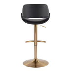 LumiSource Lot de 2 tabourets de bar réglables Fabrico en PU