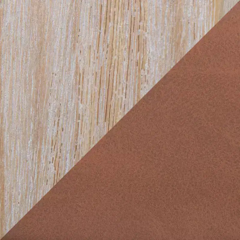 LumiSource Lot de 2 tabourets de bar hauteur comptoir Hannah en bois délavé