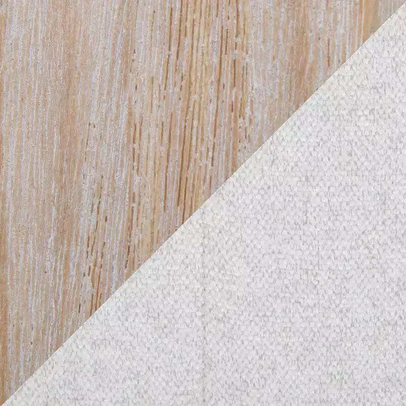 LumiSource Lot de 2 tabourets de bar hauteur comptoir Hannah en bois délavé