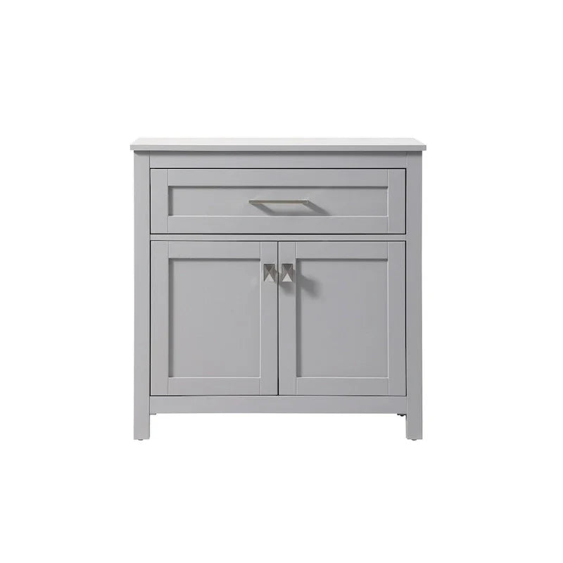 Meuble de rangement de salle de bain autoportant Indigo Home 30 pouces - 30 x 16