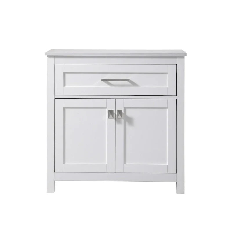 Indigo Home 30 Inch Bathroom Storage Freestanding Cabinet - 30 x 16