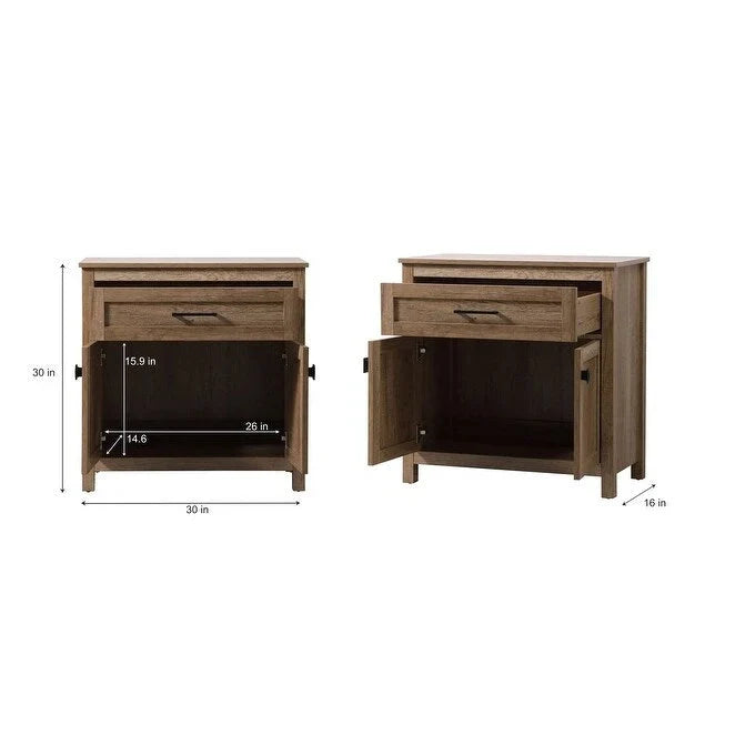 Meuble de rangement de salle de bain autoportant Indigo Home 30 pouces - 30 x 16