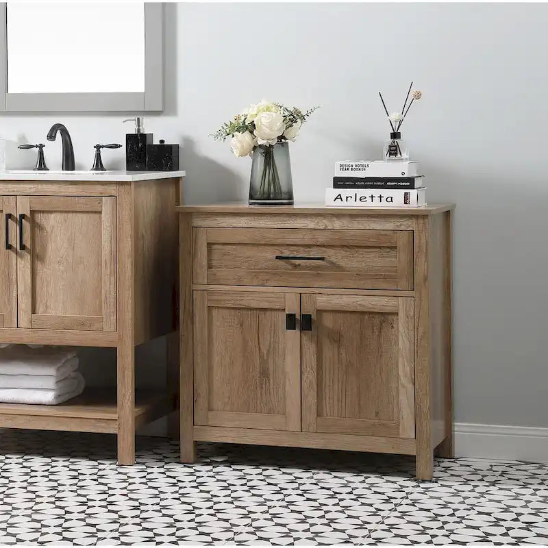 Meuble de rangement de salle de bain autoportant Indigo Home 30 pouces - 30 x 16