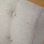 Buylateral Ensemble de salle à manger 4 pièces Playmate Mid-Century Modern Upholstered Breakfast Nook Noyer Meubles rembourrés polyvalents, Hévéa