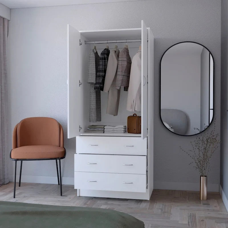 Armoire Prescott - Blanche
